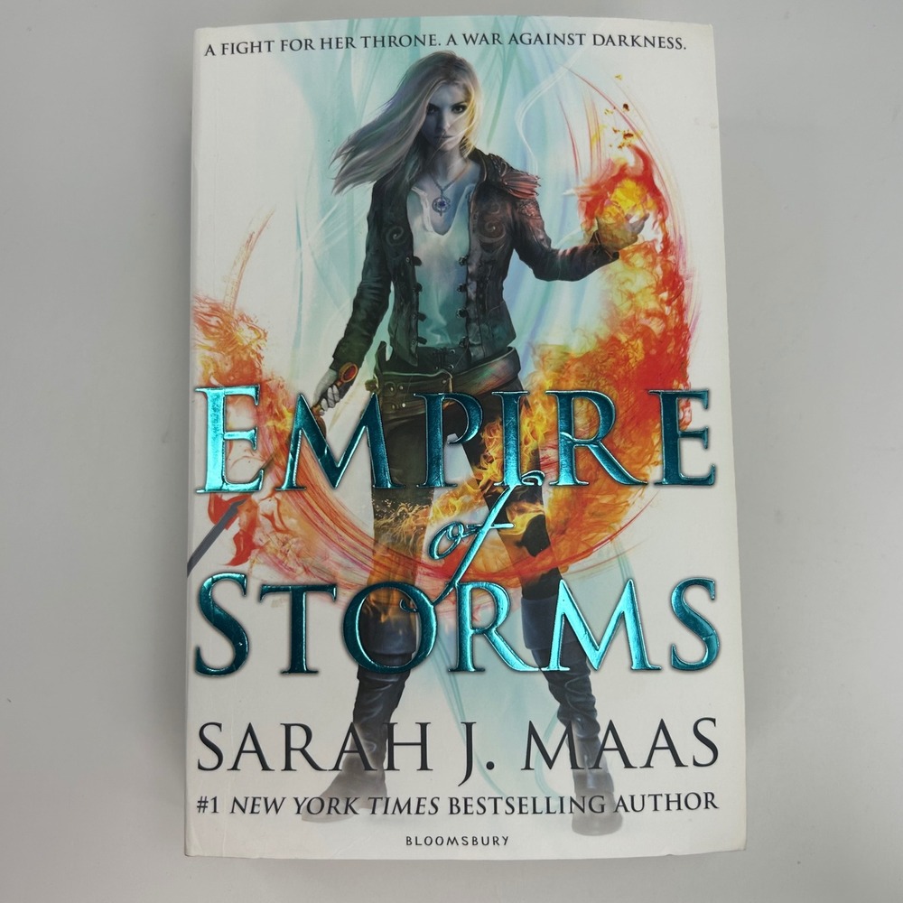Empire of Storms UK by Sarah J. Maas Thone of Glass